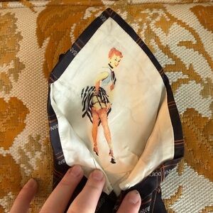 Vintage Dolce and Gabbana “Peek a Boo” silk tie